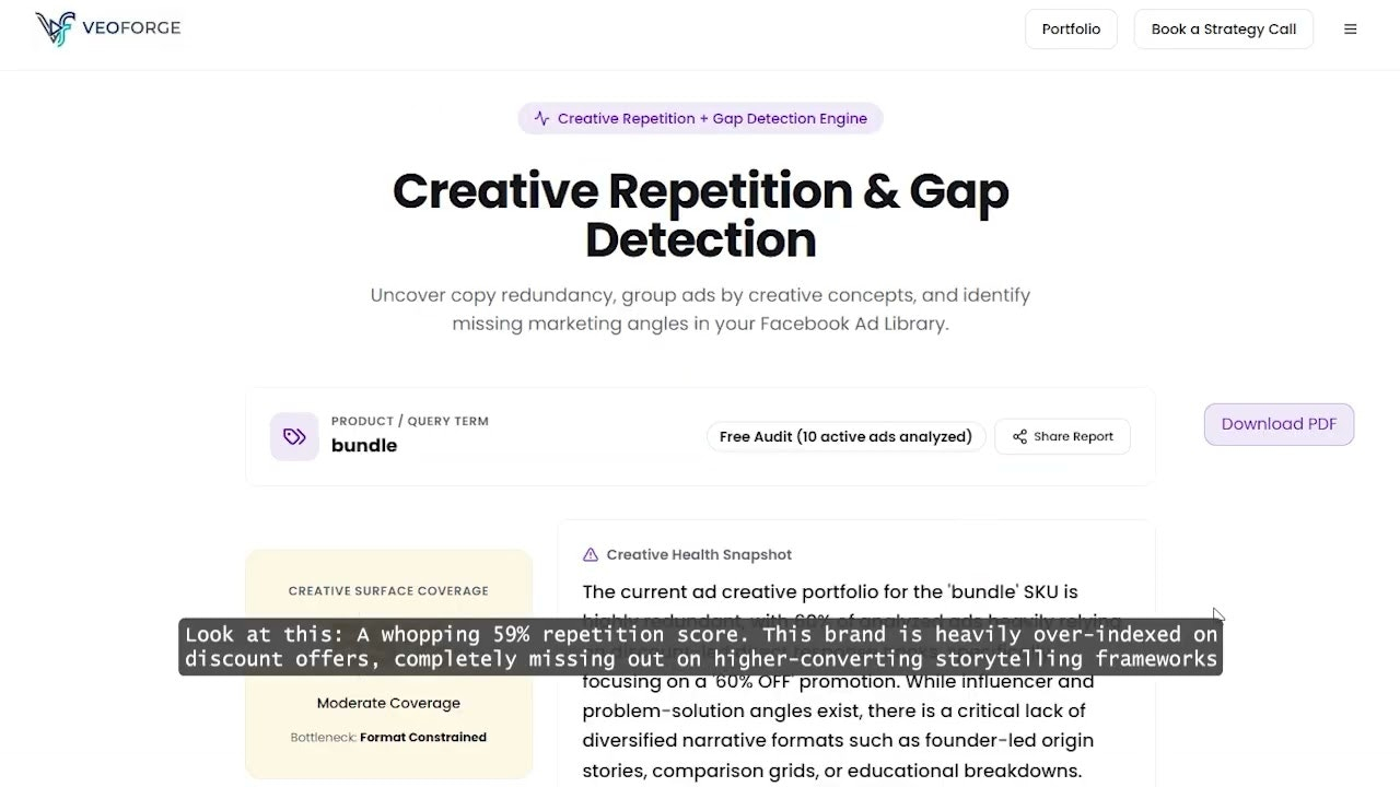 Creative Diversity Checker