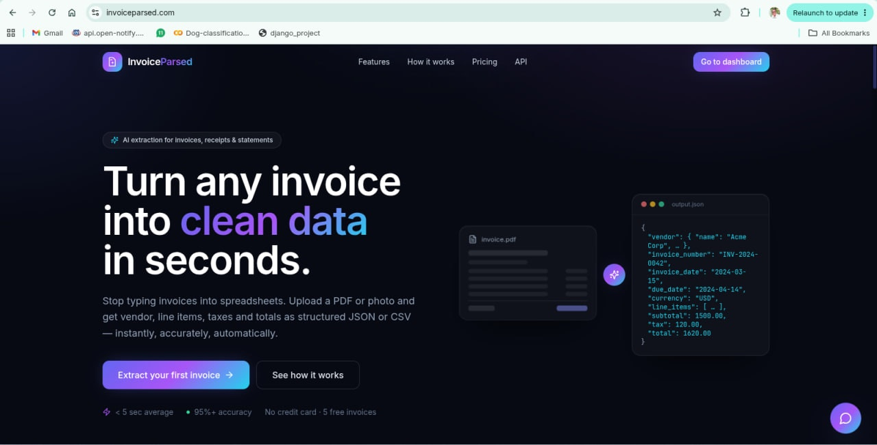 InvoiceParsed