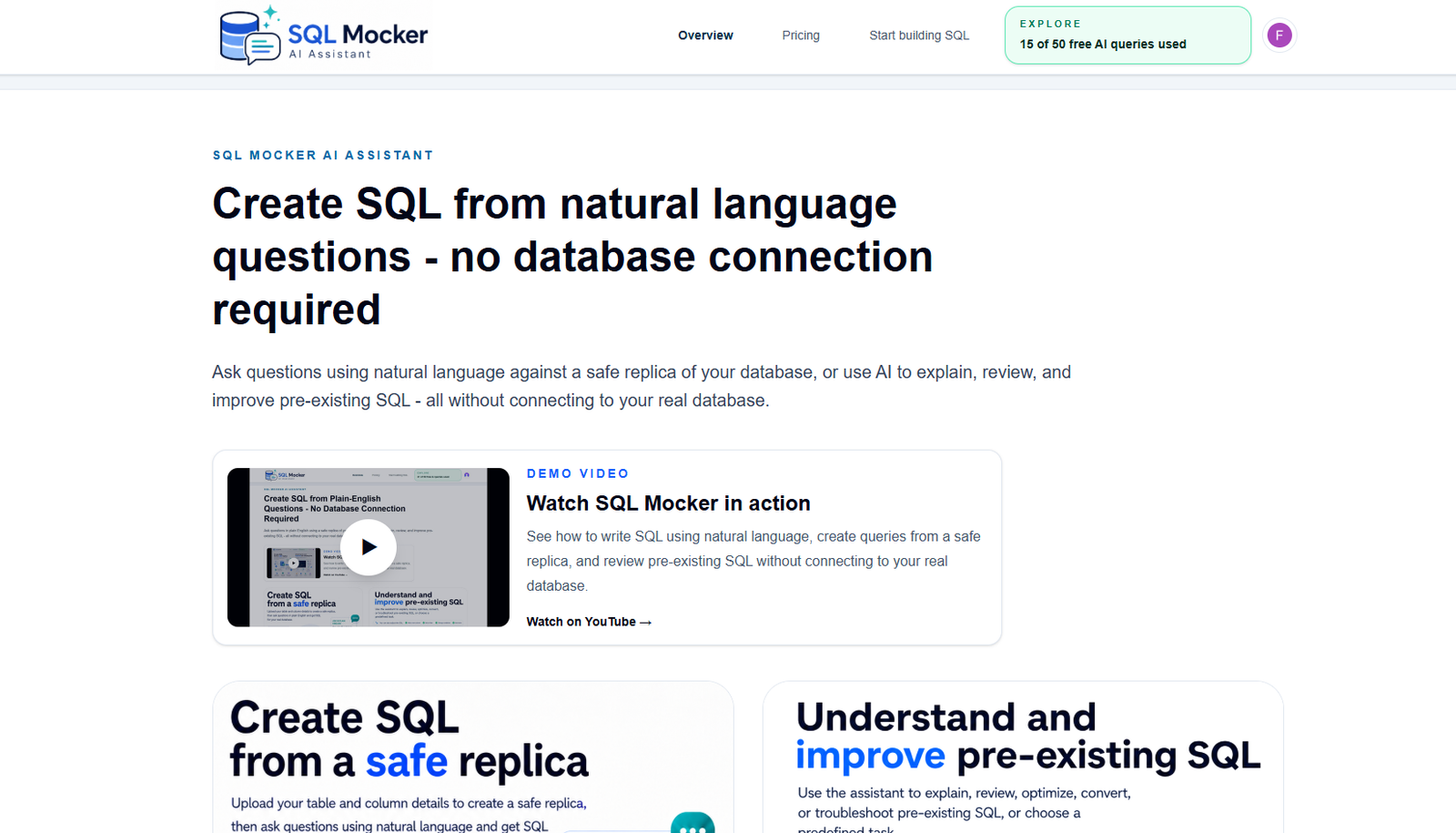 SQL Mocker