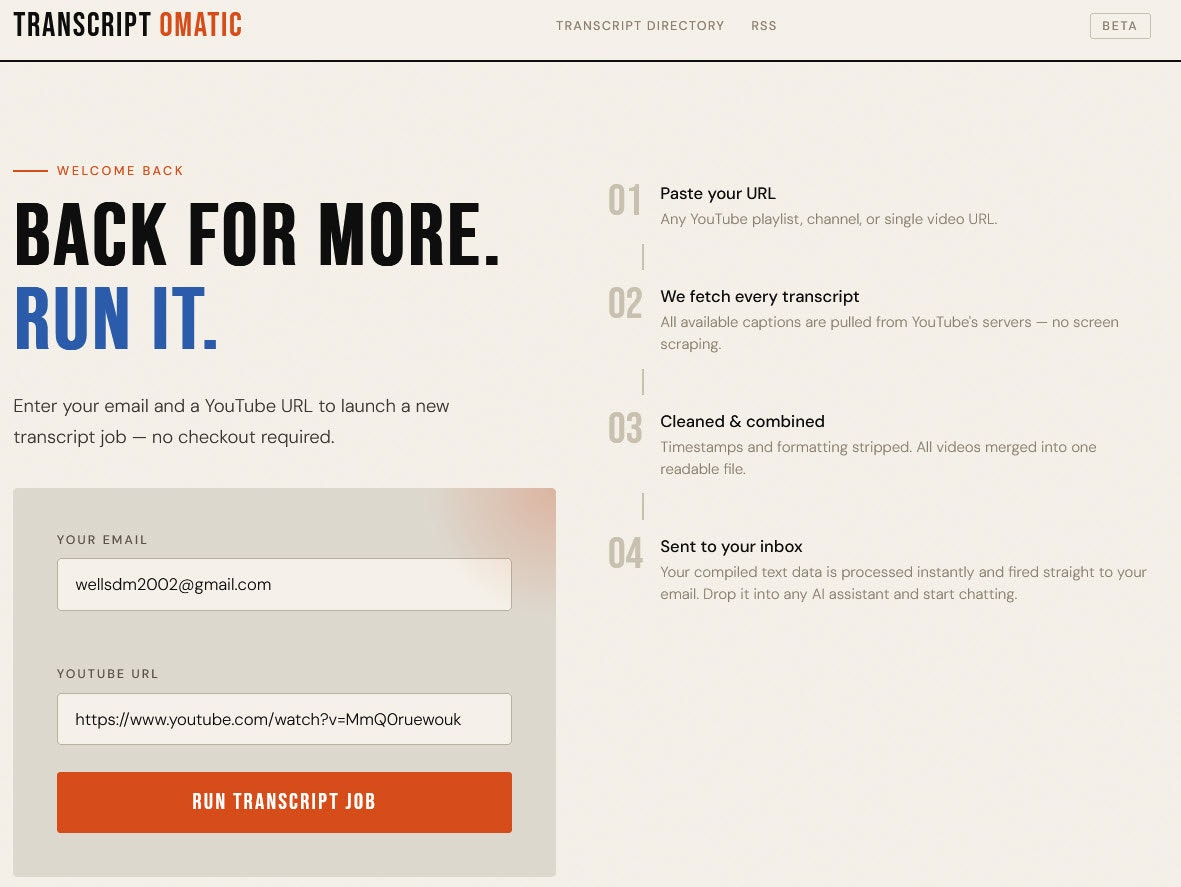 Transcriptomatic