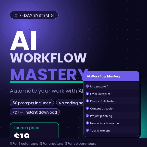 Automate your work with AI in 7 days