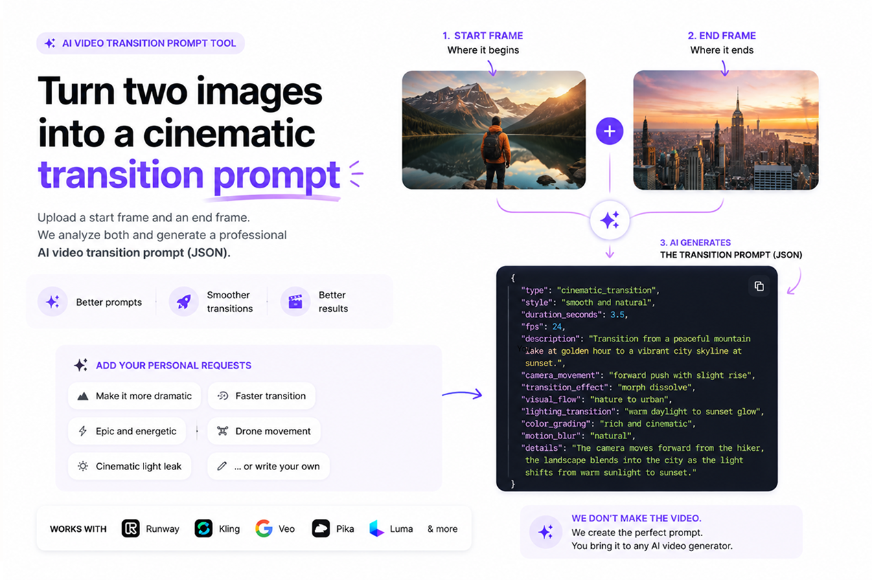 AI Video Transition Prompts