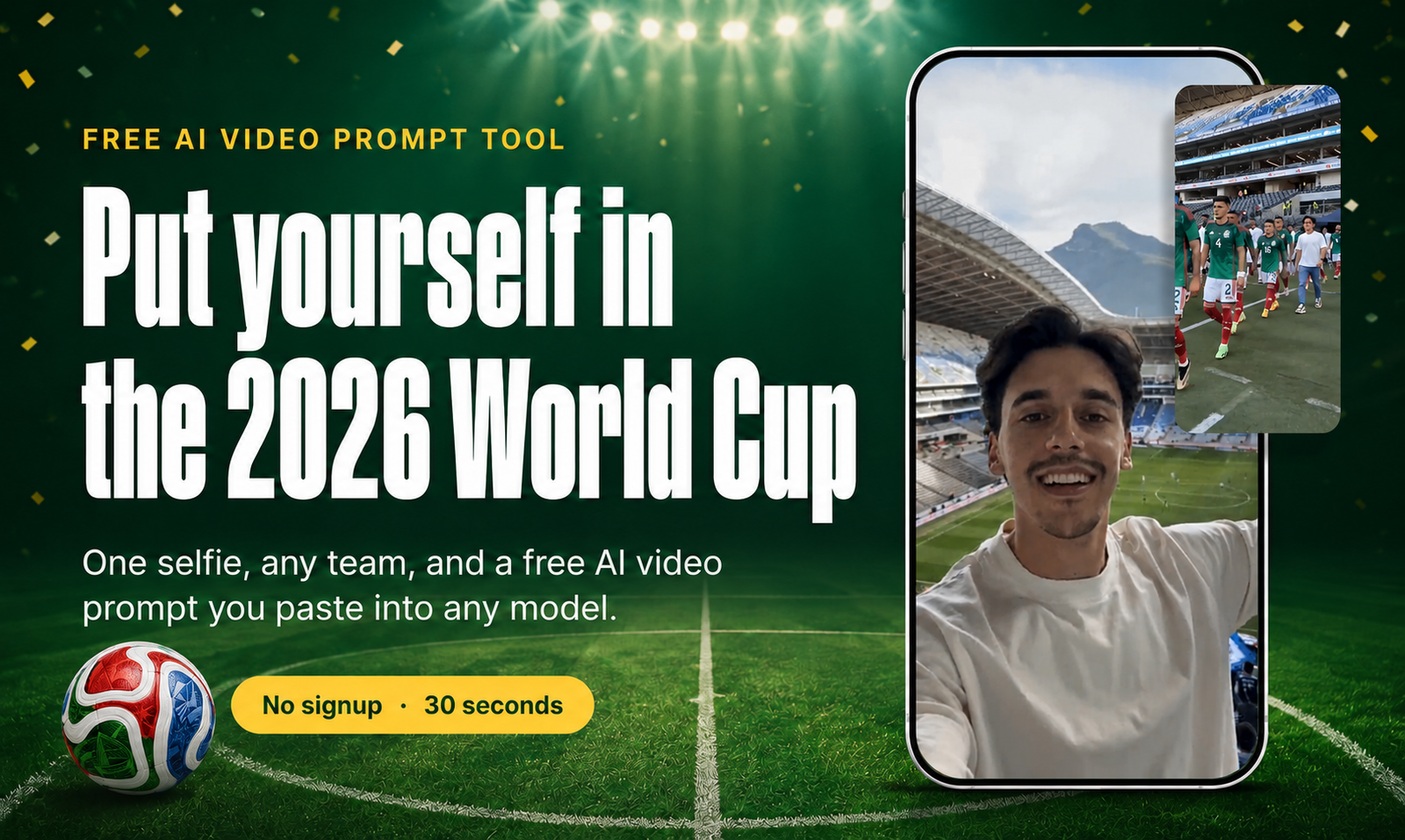 World Cup AI Video Prompt Generator